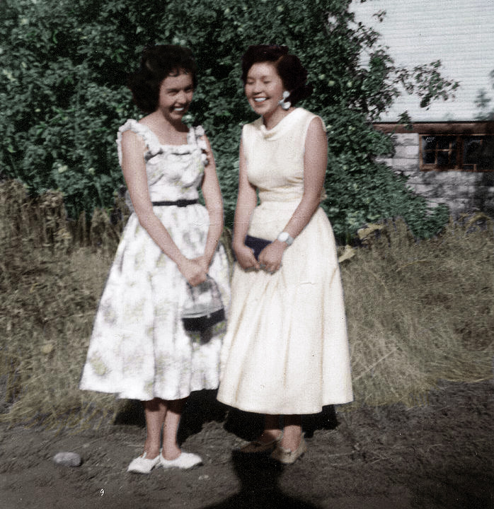 Muriel June and Betty Jean Joe